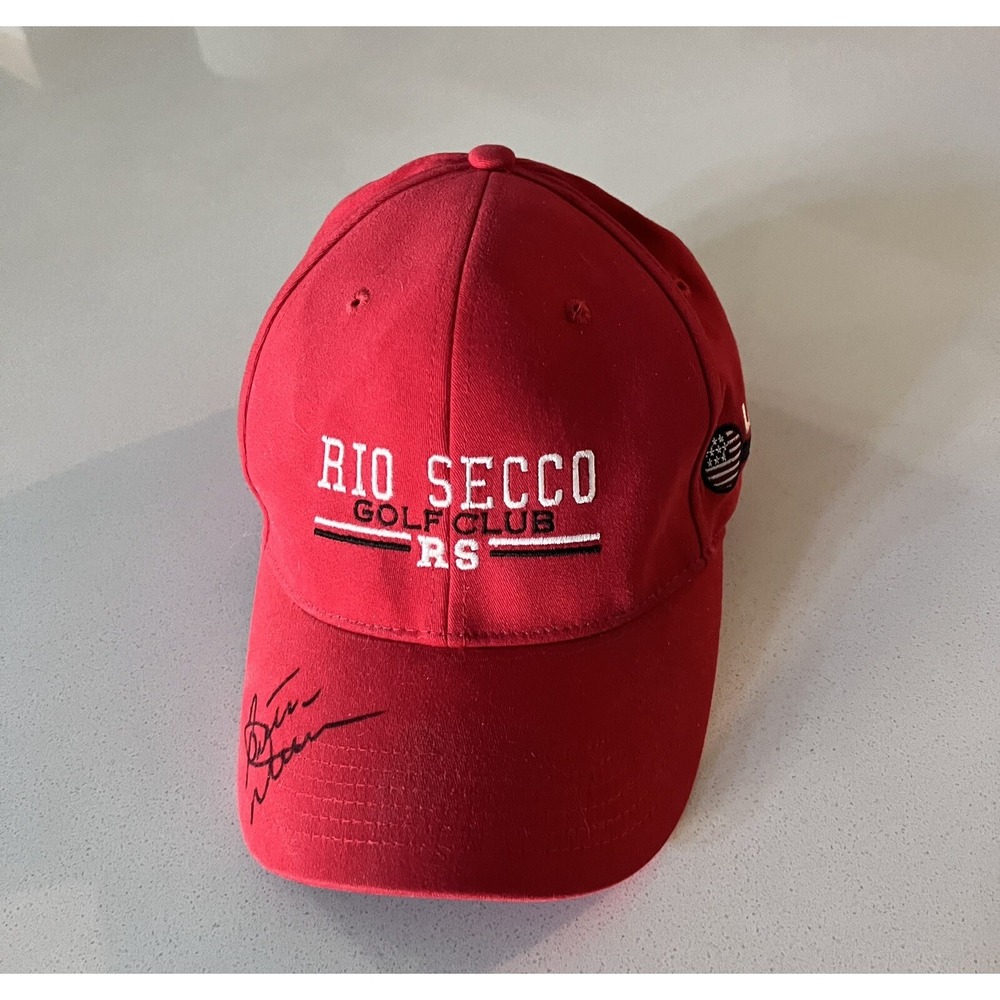 Rio Secco Las Vegas Hat Signed By Butch Harmon Famous Golf Coach L/XL‎